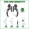 Keadic 36Pcs Bike Brakes Cable Set Includes Bicycle V-Brake Calipers, Brake & Shift Gear Cable Wire, Cable End Crimps and End Ferrules for MTB Mountain Road Bikes Cycling view 3