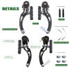 Keadic 36Pcs Bike Brakes Cable Set Includes Bicycle V-Brake Calipers, Brake & Shift Gear Cable Wire, Cable End Crimps and End Ferrules for MTB Mountain Road Bikes Cycling view 4