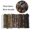 Camo Netting, Bulk Roll Camouflage Netting German Flecktarn 5 x 20 ft, Military Hunting Mesh Nets Free Cutting for Hunting Blind Sunshade Shooting Theme Party Decoration view 4