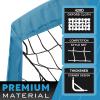 RUNBOW 6x4 ft Portable Kids Soccer Goal for Backyard Practice Soccer Net with Carry Bag (6x4 FT, 2 Pack, Grey Blue) view 2
