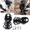 2 Pcs Bike Rear Pedals Foot Pegs, 3.54 x 2.36 x 0.79 inch Steel Bicycle Folding Footrests Cycling Parts 1 Pair Bicycle Supplies Gadgets Accessories for Mountain Bike Electric Bicycle Foot Pegs (Black) view 4