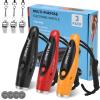Xflyee [3 Pack Box] Electronic Whistle, 3 Tone Handheld Electric Whistle with Lanyard, Loudest Outdoor Sport Whistle for Teacher, P.E, Referees, Coaches, Emergency Whistle, Soccer Sports Whistle view 1