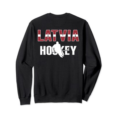 Latvia Ice Hockey Fans Jersey Latvian Hockey Team Supporter Sweatshirt
