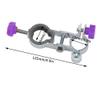 2 PCS Fishing Umbrella Bracket, 4.92 inch Fishing Umbrella Stand Multifunctional Chair Mount Umbrella Clip Rod Racks Fishing Chair Clamp for Outdoor Leisure Fishing Supplies (Purple + Orange) view 3