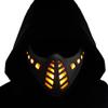 Guayma Halloween Scary Led Mask Light Up Demon Oni Cyberpunk Half Face Masks For Men/Women Costume Cosplay Party view 1