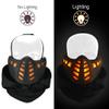 Guayma Halloween Scary Led Mask Light Up Demon Oni Cyberpunk Half Face Masks For Men/Women Costume Cosplay Party view 4