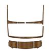 Boat EVA Faux Teak Decking Floor Compatible with 2005 MB Sports B52 Swim Platform Rear Deck Pad Boat EVA Foam Teak Flooring Mat view 1