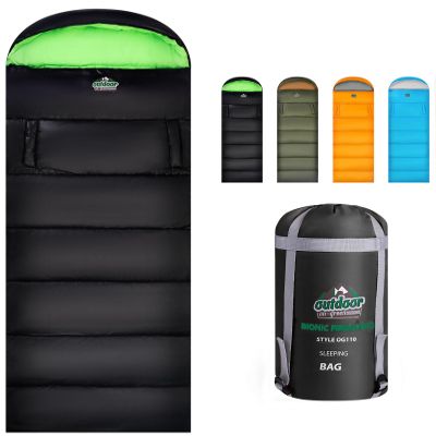 Sleeping Bag for Adults Kids Camping, 4 Season Warm Weather Waterproof Lightweight Sleeping Bag, Great for Outdoor Camping, Backpacking & Hiking