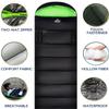Sleeping Bag for Adults Kids Camping, 4 Season Warm Weather Waterproof Lightweight Sleeping Bag, Great for Outdoor Camping, Backpacking & Hiking view 3