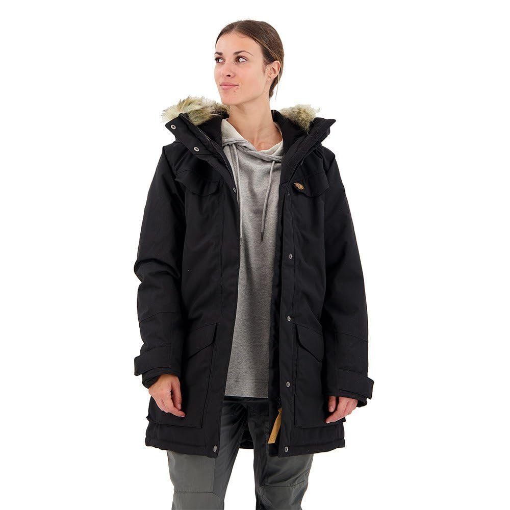 Fjllrven Nuuk Parka Women's Synthetic Insulated Jacket - Black, S