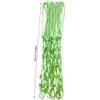 Basketball Net Replacement, 19.69 inch Outdoor Basketball Hoop Basketball Hoop Net Heavy Duty Basketball Net Glow Basketball Net Luminous Outdoor Nylon Hoop Net Portable Sports Nylon (Green, 19.69 in) view 2