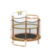 Giantex 60" Trampoline for Kids, Heavy Duty Small Mini Toddler Trampoline with Ring and Horizontal Bar, Adjustable Height, Max Weight 330 lbs, 5 Ft Outdoor Indoor Trampolines for 3-7 Ages (Orange) view 4