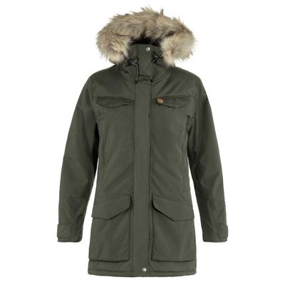 Fjllrven Nuuk Parka Women's Synthetic Insulated Jacket - Deep Forest, L