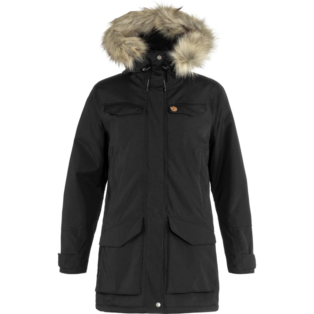 Fjllrven Nuuk Parka Women's Synthetic Insulated Jacket - Black, XL