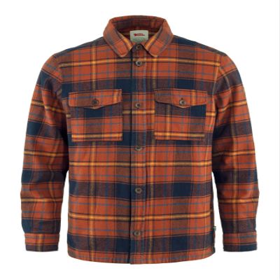 Fjallraven F87069215-555XXL Ovik Lite Padded Shirt M Autumn Leaf-Dark Navy XXL