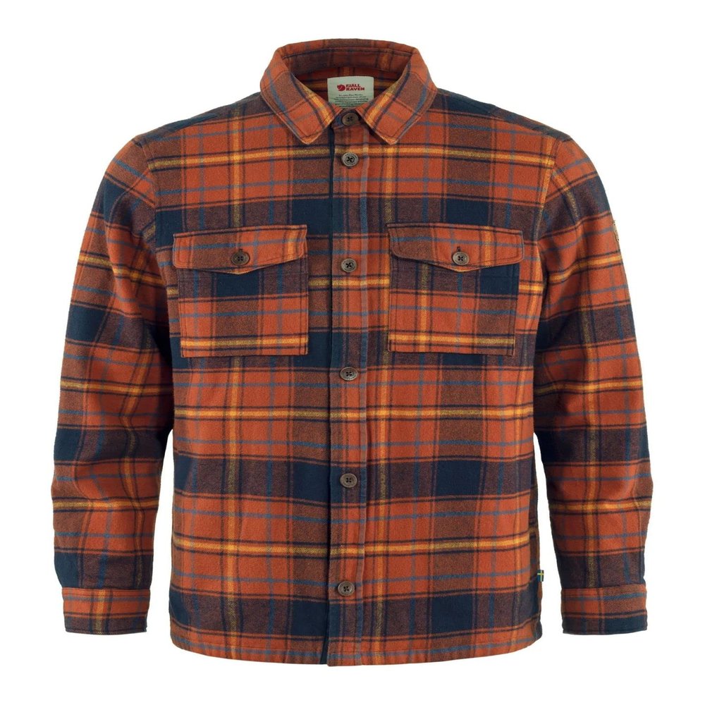 Fjallraven F87069215-555XXL Ovik Lite Padded Shirt M Autumn Leaf-Dark Navy XXL