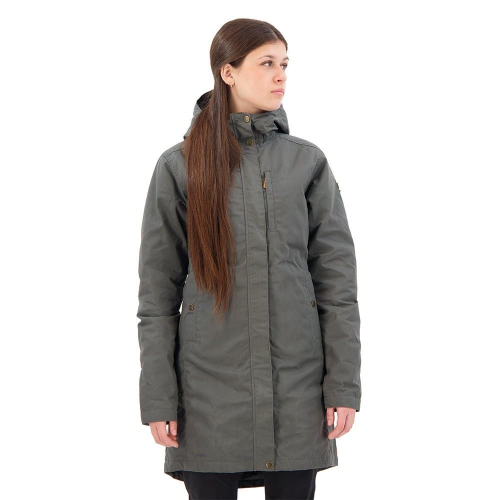 Fjllrven Kiruna Padded Parka Women's Synthetic Insulated Jacket - Basalt, S