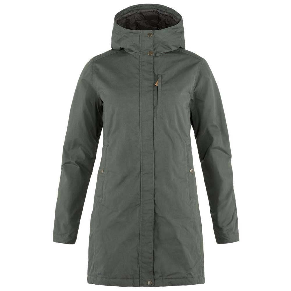 Fjllrven Kiruna Padded Parka Women's Synthetic Insulated Jacket - Basalt, L