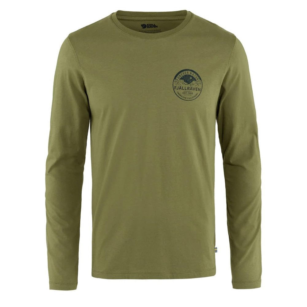 Fjallraven F87303677XL Forever Nature Badge LS M Caper Green XL