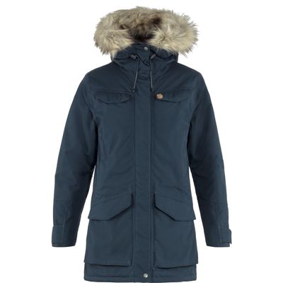 Fjllrven Nuuk Parka Women's Synthetic Insulated Jacket - Dark Navy, XXS