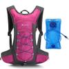 Croogo Insulated Hydration Pack Backpack Water Backpacks Running Bag Mesh Daypack for Hiking Running Hunting,Rose Red-OT05 view 2