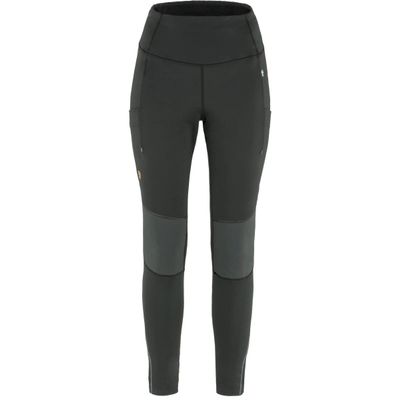 Fjallraven F84790550-048XL Abisko Varm Trekking Tights W Black-Iron Grey XL