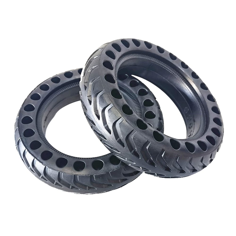 XYXHEII Durable Rubber Electric Scooter Wheel Tire, Solid Honeycomb Tyres, 8 Inch Front/Rear Tire Wheel Replacement, Scooter Tubeless Tire 200x50 (2 PCS)