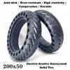 XYXHEII Durable Rubber Electric Scooter Wheel Tire, Solid Honeycomb Tyres, 8 Inch Front/Rear Tire Wheel Replacement, Scooter Tubeless Tire 200x50 (1 PCS) view 4