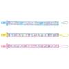 Littleforbig Adult Pacifier Clip Baby Cuties 3 Paci Clips Set - Pink, Yellow, Blue view 1