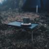 LHOKA Portable Folding Mini Table Pop-up Camping Table Ultralight Backpacking Compact (Black) view 4