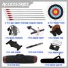 DEERACE Takedown Recurve Bow and Arrow Set 62" Classic Traditional Wooden Bow for Adults Youth Beginner Hunting Targeting Archery (25 Lbs, Left Hand) view 2