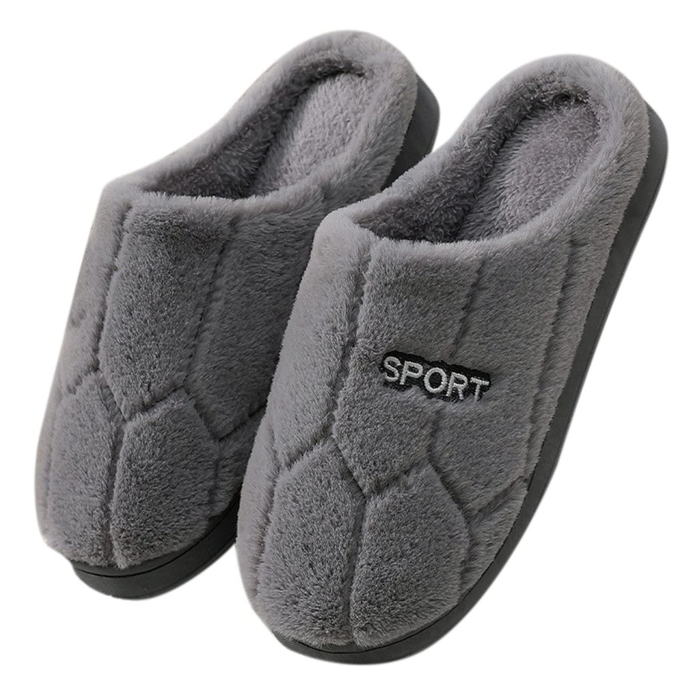 Flop Slippers Slippers Soft House Men Shoes Flip Warm Womens for Womens Plush Men's Slipper Men's Slippers Memory Foam Grey