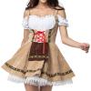 Oktoberfest Costumes Women German Dirndl Drindles Dresses German Bavarian Dress for Halloween Carnival view 2