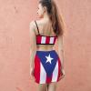 Puerto Rico Flag Skirt Type Drawstring Fitting for Womens Summer Top S view 4