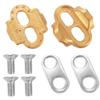 Bike Cleats Bicycle Cleats Pedal Cleats Compatible Cleats Cleat Set Mountain Bike Cleats for Indoor Cycling and Outdoor Road Cycling Designed for Women and Men Clipless Spinning and Cycle Shoes view 2