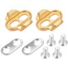 Bike Cleats Bicycle Cleats Pedal Cleats Compatible Cleats Cleat Set Mountain Bike Cleats for Indoor Cycling and Outdoor Road Cycling Designed for Women and Men Clipless Spinning and Cycle Shoes view 3