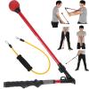 Alvinlite Golf Folding Swing Trainer Aid Adjustable, Portable Golf Training Aid to Improve Hinge, Forearm Rotation, Shoulder Turn  Lightweight, Durable Golf Trainer with Ergonomic Grip (Red) Golf view 4