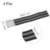 MECCANIXITY Reflective Bands for Arm Wrist Ankle Leg 12x2 Inch Strip High Visibility Reflective Running Gear for Cycling Running Walking Black 4 Pack view 2