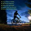 MECCANIXITY Reflective Bands for Arm Wrist Ankle Leg 11x1.5 Inch Strip High Visibility Wide Reflective Running Gear for Cycling Running Walking Red 4 Pack view 4