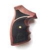 [BMPL] Hardwood Luxury Laser Grips Compatible with Taurus Medium/Large Frame.357 M44, 65, 66, 80, 82, 83, 96, 431, 441, 607, 608, 669 Revolver Handmade, Black Brown view 2