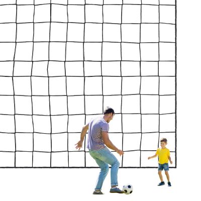 Fahnemt Soccer Backstop Net, Soccer Netting High Impact Sports Practice Barrier Net, Nylon Hitting Netting for Basketball, Hockey and Football (10X20FT)