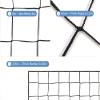 Fahnemt Soccer Backstop Net, Soccer Netting High Impact Sports Practice Barrier Net, Nylon Hitting Netting for Basketball, Hockey and Football (10X30FT) view 2