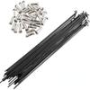 TRENDYBOY 14G Bike Spokes Bike Spokes 36PCs Bike Spokes Mountain Bike Spoke Bike Spokes Steel Bicycle Spokes Bicycle Spokes with Nipples 76-305mm(80mm) view 1