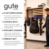 Police Tactical Duty Gear Rack Blue American Flag Wall Mount Storage Holder view 4