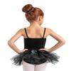 Capezio Belted Camisole Tutu Dress, Black, Small view 2