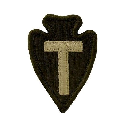 36th Infantry Division OCP Patch (Military Issued)-Veteran Owned Business, green
