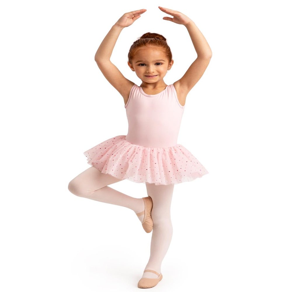 Capezio Children's Collection Back Keyhole Tutu Dress-Girls, Pink, Medium