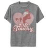 Disney Emperor's New Grove No Love Boys Short Sleeve Tee Shirt, Charcoal Heather, X-Large view 1
