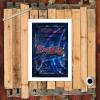 Atlanta Braves Poster Baseball Sports Canvas Wall Art Pattern Print Artwork Decor Home Decor Painting (No Framed,16x24inch) view 3
