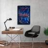 Atlanta Braves Poster Baseball Sports Canvas Wall Art Pattern Print Artwork Decor Home Decor Painting (No Framed,16x24inch) view 4